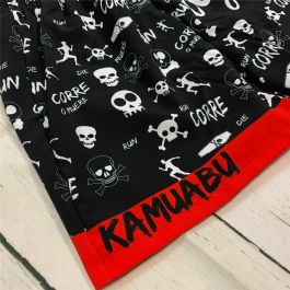 Pantalón Corto Deportivo Kamuabu Corre o muere Rojo Negro Unisex