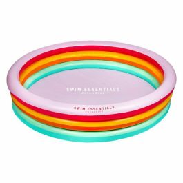 Piscina Hinchable Swim Essentials Rainbow Rosa