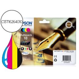 Ink-Jet Epson 16 Multipack Workforce Wf-2010 W Wf-2510 Wf Wf-2520Nf Wf-2530 Wf Wf-2540 Wf Negro Amarillo Cian Y Magenta