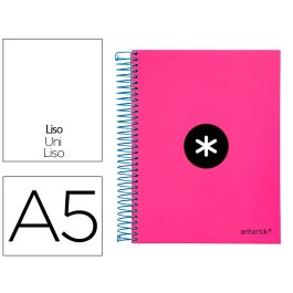 Cuaderno Espiral A5 Micro Antartik Tapa Forrada 120H 90 gr Liso Con Bandas 6 Taladros Color Rosa Fluor Precio: 5.79000004. SKU: B1C4CHQGVM