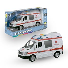 Ambulancia Con Luz Y Sonido Heroes De Ciudad 1:16 Precio: 13.89000019. SKU: B19V284VEC