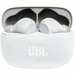 Auriculares Bluetooth con Micrófono JBL JBLW200TWSWHT Blanco Auriculares Bluetooth con Micrófono JBL JBLW200TWSWHT Blanco