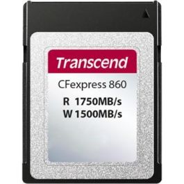 Transcend 860 Tarjeta CFexpress 160GB 1750 MB/s Lectura 1500 MB/s Escritura PCIe Gen3 x2 para fotógrafos/videógrafos profesionales Precio: 110.78999943. SKU: B1AQSK6MRL