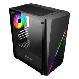 Unykach Caja Ordenador Gaming Mini Glayze ARGB Micro ATX, Cristal Templado, 4 Ventiladores, Refrigeración Líquida 240mm