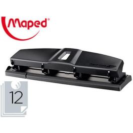 Taladrador Maped Essentials Metal 4 Taladros Capacidad 12 Hojas Color Negro Precio: 17.89000004. SKU: BIX400111