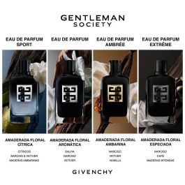 Givenchy Gentleman Society Sport Eau de Parfum Vaporizador 100 ml - Fragancia Hombre con Notas de Limón, Narciso y Vetiver