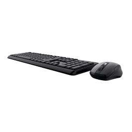 Teclado y Ratón Inalámbrico Trust TKM-350 Negro QWERTY
