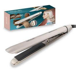 Cecotec Plancha de Pelo Lisse 880 HidraProtect Turmalina 48W Pro Ionizer Keratina Champagne