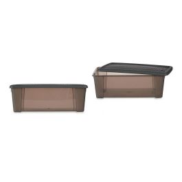 Stefanplast Caja 5L Elegance Gris, 19.5x11.5x33 cm (12 Unidades)