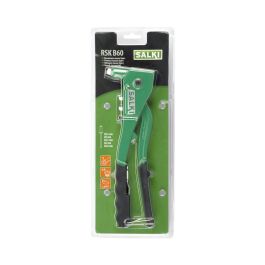 Salki 8500701 RSK B60 Remachadora Manual Ligera para Hobby, Carcasa de Acero, con Resorte y Seguro de Expulsión, Incluye Mordazas y Llave