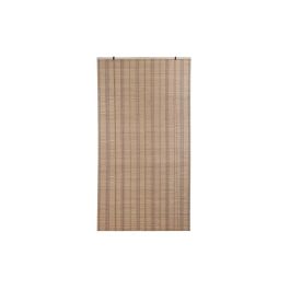 DKD Home Decor Estor Enrollable Tropical Bambú Multicolor para Puerta 120x230 cm