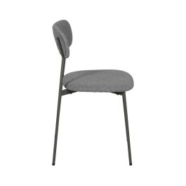 Silla Gris Tejido-Metal Contract 49 X 47 X 76 cm