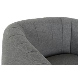 Sillon Scandi DKD Home Decor Gris Negro 75 x 73 x 81 cm