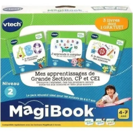 Vtech MagiBook - Mi Aprendizaje Sección Grande, CP y CE1 - Libros Educativos para Niños de 4 a 7 Años Precio: 42.50000007. SKU: S7155991