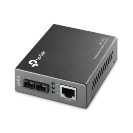 TP-Link MC110CS Convertidor de Medio Fast Ethernet Fibra Óptica Monomodo 100BASE-FX a Ethernet UTP 100Base-TX SC 1310nm 20km Negro Precio: 34.89000031. SKU: S0224008