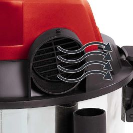 Einhell TC-VC 1930 SA Aspiradora de tambor Seca y húmeda, 2000W, sin bolsa, 30L, para hogar y suelos duros