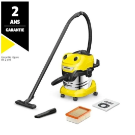 Karcher Aspirador en Seco y Húmedo WD 4 PS V-20/5/22 - Depósito Acero Inoxidable 20 L - 1000W Precio: 173.5000003. SKU: B1BQCAEBXE