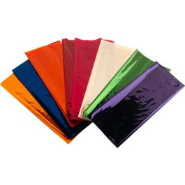 Papel Celofan Liderpapel 50x70 cm 22 gr-M2 Bolsa De 10 Hojas Colores Surtidos