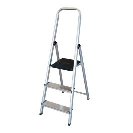 Escalera domestica de aluminio 3 peldaños Precio: 46.5850002662. SKU: S7904809