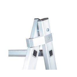 Escalera transformable de aluminio 2x9 peldaños edm