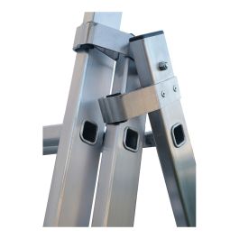 Escalera transformable de aluminio 3x9 peldaños edm