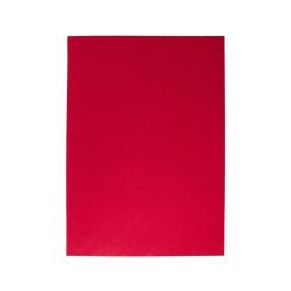 Goma Eva Liderpapel 50x70 cm 60 gr-M2 Espesor 2 mm Textura Toalla Rojo 10 unidades
