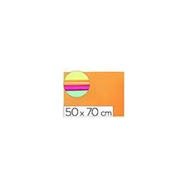 Goma Eva Liderpapel 50x70 cm 60 gr-M2 Espesor 2 mm Fluor Naranja 10 unidades