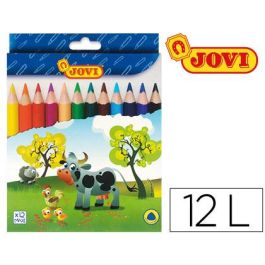 Jovi Lápices De Colores Jumbo Colored Pencils Triangulares C-Surtidos Estuche 12 Ud Precio: 4.49999968. SKU: B16NW94S87