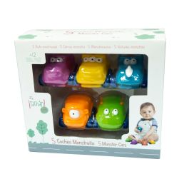 Set De 5 Coches Mini Monstruos Tachan