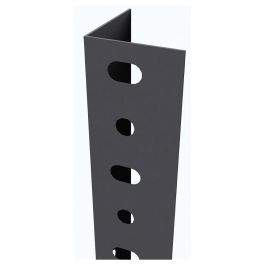 Simon Rack Perfil estantería metálico 39x39mm gris oscuro, capacidad 2500kg, con tornillos