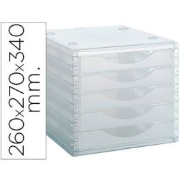 Archivo 2000 Módulo Archivotec 5 Cajones Válido Para Formato Din A4, Fólio Y Subcarpeta 340x270x260 mm Cristal Traslúcido Precio: 30.50000052. SKU: S8401202