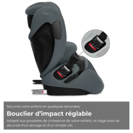 Cybex Silla de coche Pallas B3 i-Size Grupo 1/2/3 Reclinable CBX4063846432035 Cobblestone Gray Gris oscuro