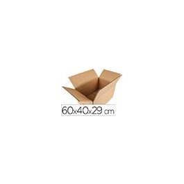 Caja Para Embalar Q-Connect Am Ericana Carton 100% Reciclado Canal Simple 5 mm Color Kraft 600x400X290 mm 20 unidades