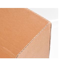 Caja Para Embalar Q-Connect Co N Fondo Automático Cartón 100% Reciclado Canal Simple 3 mm Color Kraft 500x400X300 mm