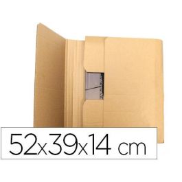 Caja Para Embalar Q-Connect Libro Medidas 520x390X140 mm Espesor Carton 3 mm 5 unidades