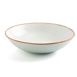 Plato Hondo Porcelana Terra Ariane 21 cm (6 Unidades)