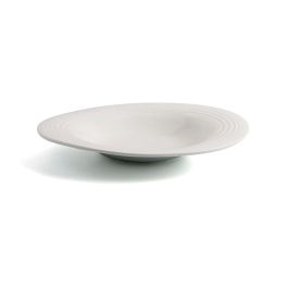 Plato Hondo Ariane A'bordo Cerámica Blanco (Ø 29 cm) (6 Unidades)