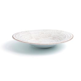 Plato Hondo Porcelana Tornado White Ariane 29 cm