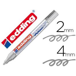 Rotulador Edding Punta Fibra 750 Plata Punta Redonda 2-4 mm 10 unidades Precio: 32.49999984. SKU: B13QWM9C4B