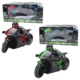 Tachan Moto RC de Carreras Escala 1:18 con Luz y Diseño Deportivo Colores Surtidos Vehículo Teledirigido para Niños +3 Años