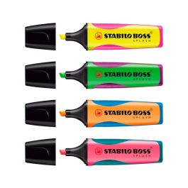 Rotulador Stabilo Boss Splash 75 Expositor Sobremesa De 15 Unidades Colores Surtidos