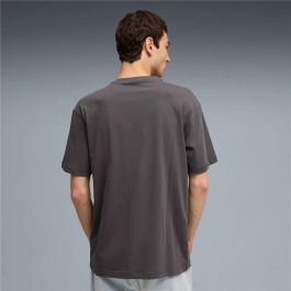 Camiseta de Manga Corta Hombre Puma Maximal Metallic Relaxed Gris 2XL