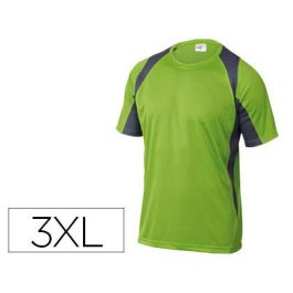 Camiseta Deltaplus Poliester Manga Corta Cuello Redondo Tratamiento Secado Rapido Color Verde-Gris Talla 3XL Precio: 11.49999972. SKU: B19ZYS47MM