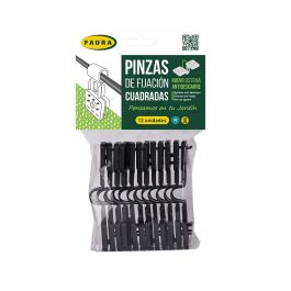 Pinza fijación cuadradas, blister 12unid. Precio: 3.69000027. SKU: B13CFV4QNV