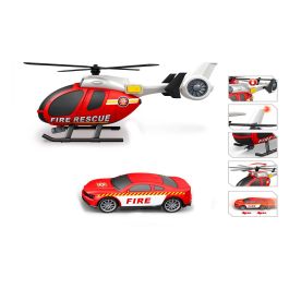 Helicoptero + Coche Bomberos Luz-Sonido Heroes De Ciudad 1: Precio: 10.78999955. SKU: B1H9R3E5RS