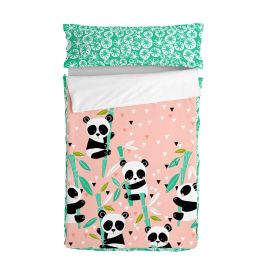 Saco Nórdico con Relleno HappyFriday Moshi Moshi Panda Garden Rosa 105 x 200 cm Precio: 125.8279003509. SKU: B1AQNM7L3R