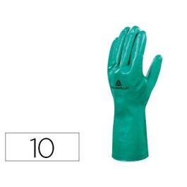 Guantes Deltaplus Tratado En Nitrilo Flocado De Algodon Especial Para Trabajos Con Liquidos Quimicos Talla 10 Precio: 2.95000057. SKU: B1H8GNYGLN