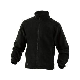 Chaqueta Deltaplus Polar Con Cremallera 2 Bolsillos Color Negro Talla 3XL