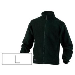 Chaqueta Deltaplus Polar Con Cremallera 2 Bolsillos Color Negro Talla L