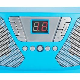 Reproductor de Radio CD Portátil - BIGBEN INTERACTIVE - CD60BLSTICK - Azul + Pegatinas